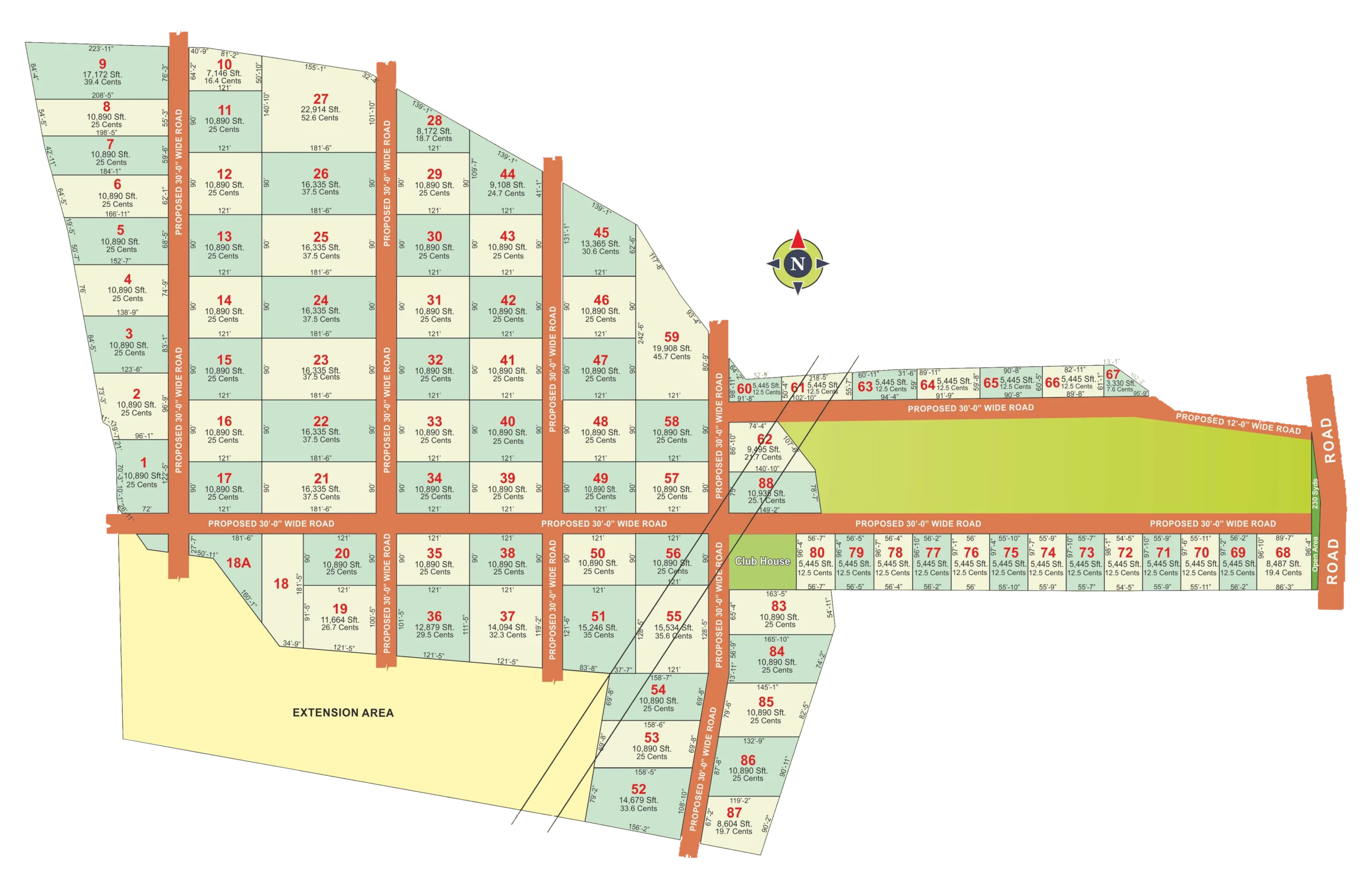 lepakshi layout map